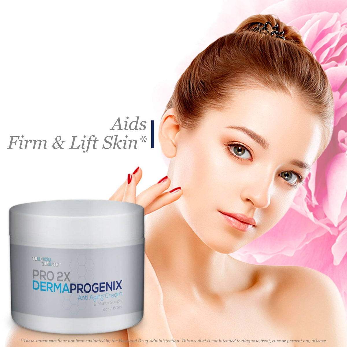 Anti-Aging Skin Care Cream with Collagen & Vitamin C - 2 Month Supply