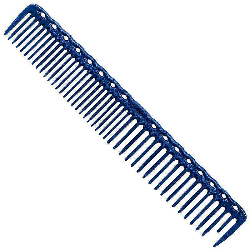 YS Park Professional Round Tooth Grip Comb Blue - Long Styling Comb