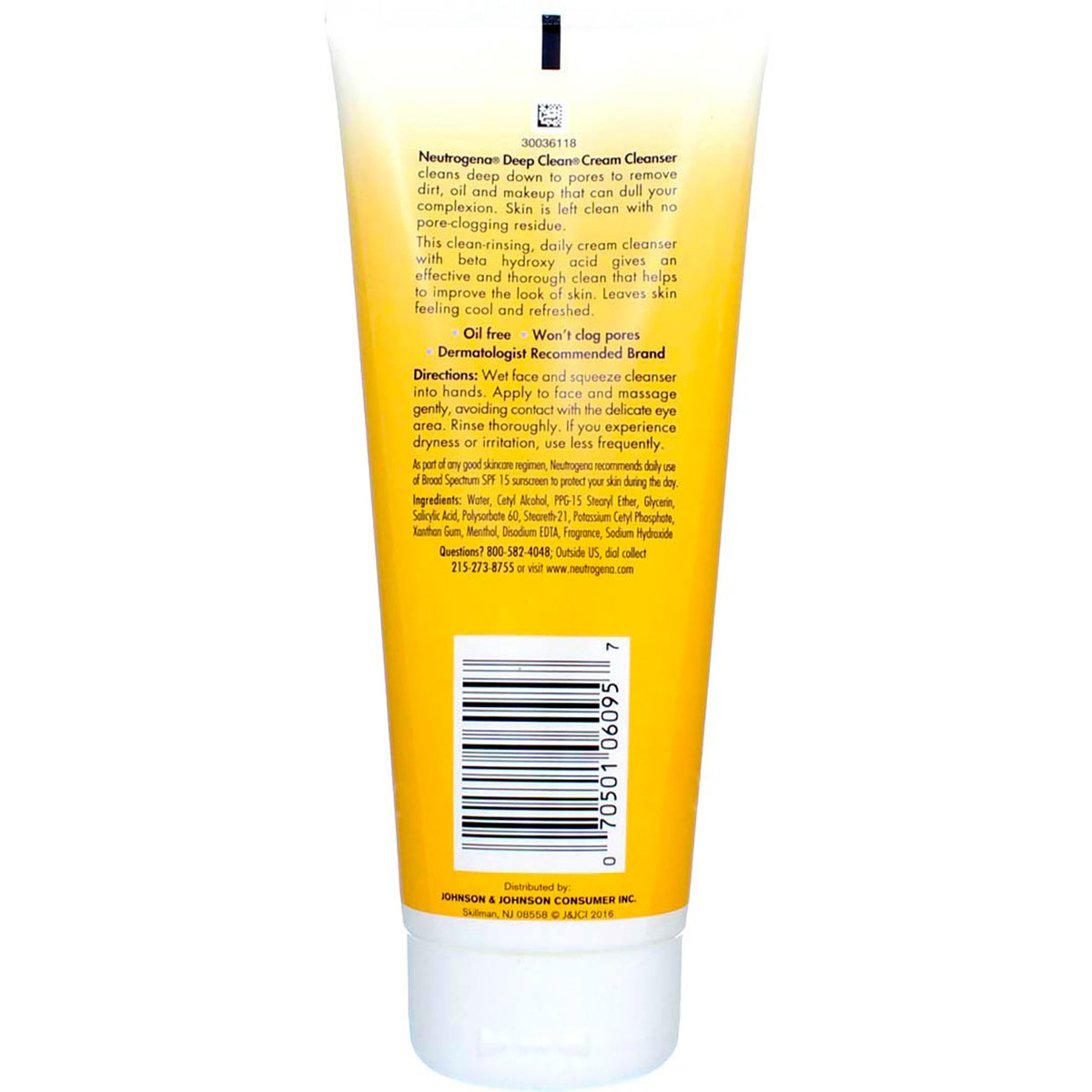 Neutrogena Deep Clean Cream Facial Cleanser - 7 oz for Pore & Skin Detox