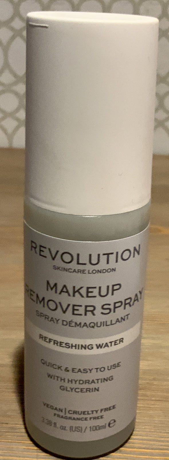 Makeup Remover Water - Refreshing Facial Cleansing Solution 3.38 Oz