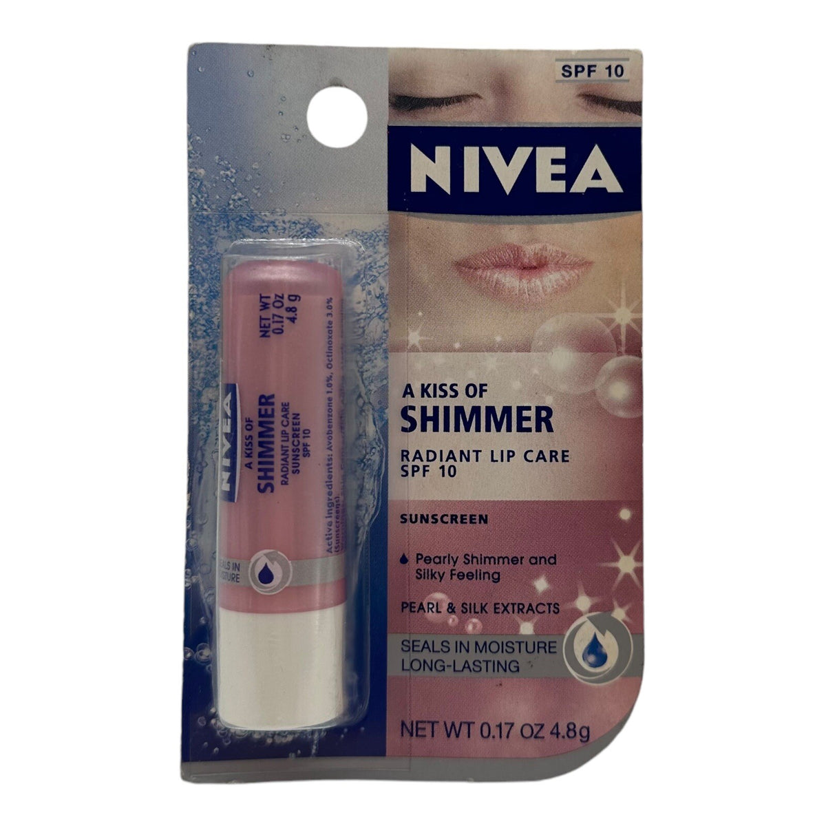 2 Pack Pearly Shimmer Lip Care - Long Lasting Moisturizer, Discontinued