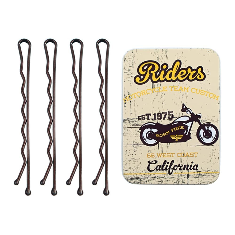 Brown Long Bobby Pins for Thick Hair, 2.75 '' 1 Count (Pack of 100),