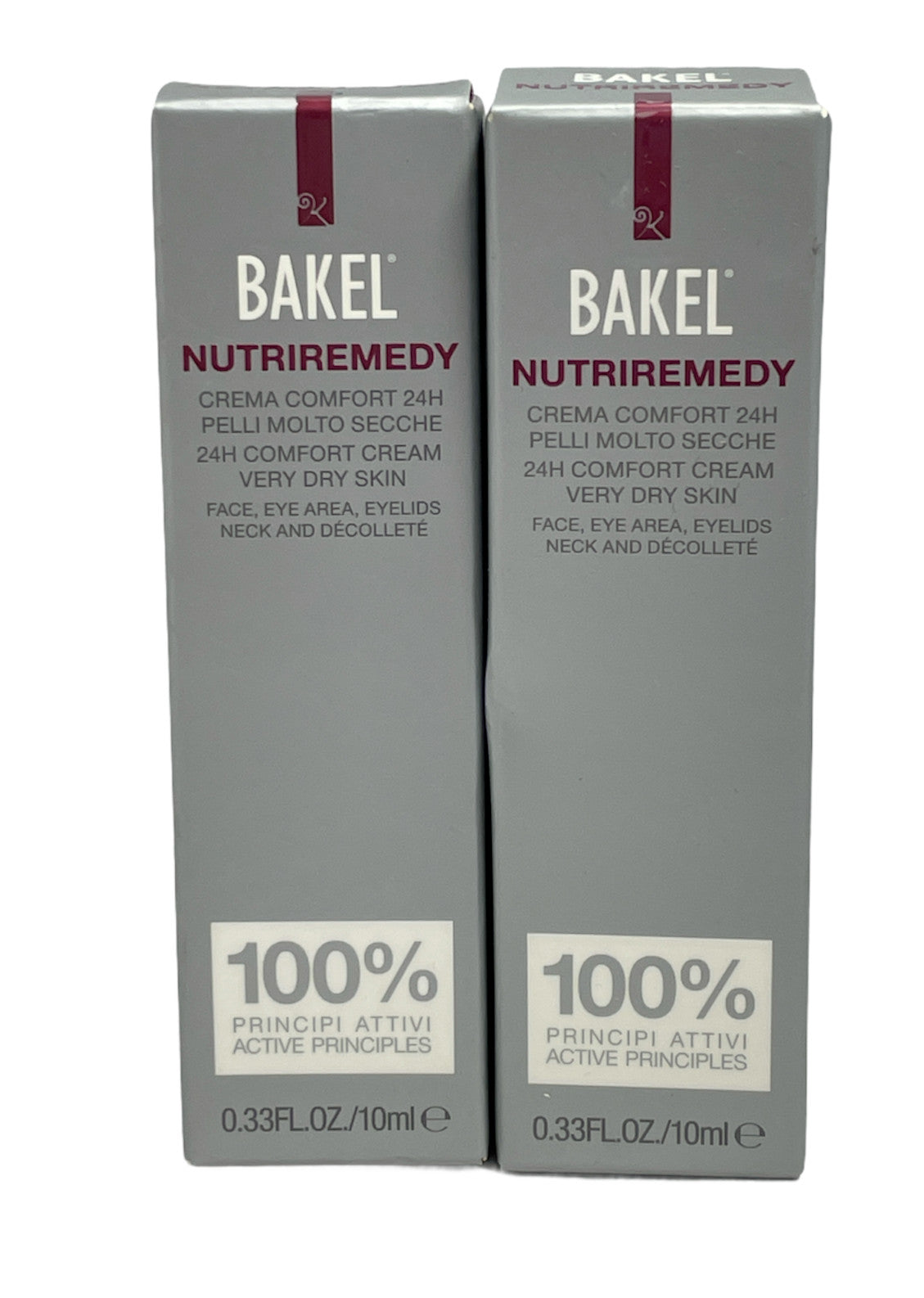 Bakel Nutriremedy 24H Comfort Cream for Very Dry Skin 2-Pack 10ml