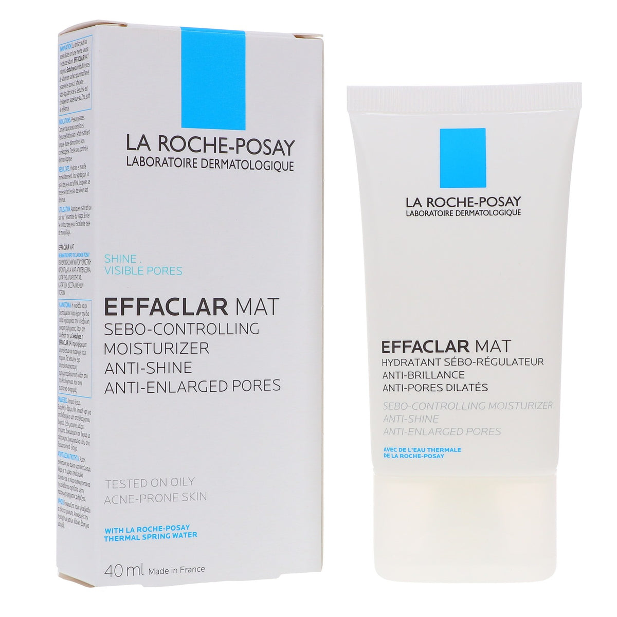 Effaclar Mat Mattifying Moisturizer for Oily Skin - 1.3 oz | Long-Lasting Shine Control
