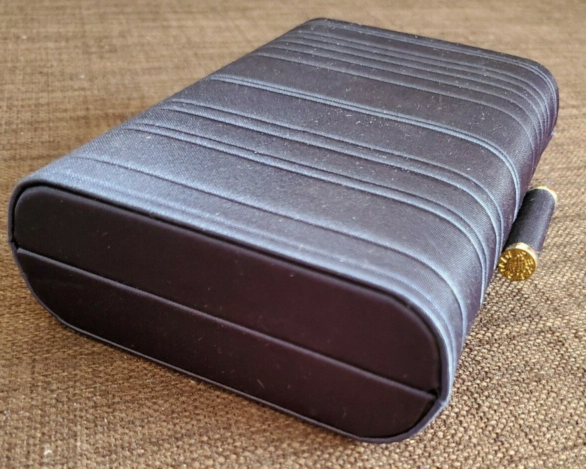 Small Rectangle Cosmetic Bag - Blue Travel Makeup Organizer