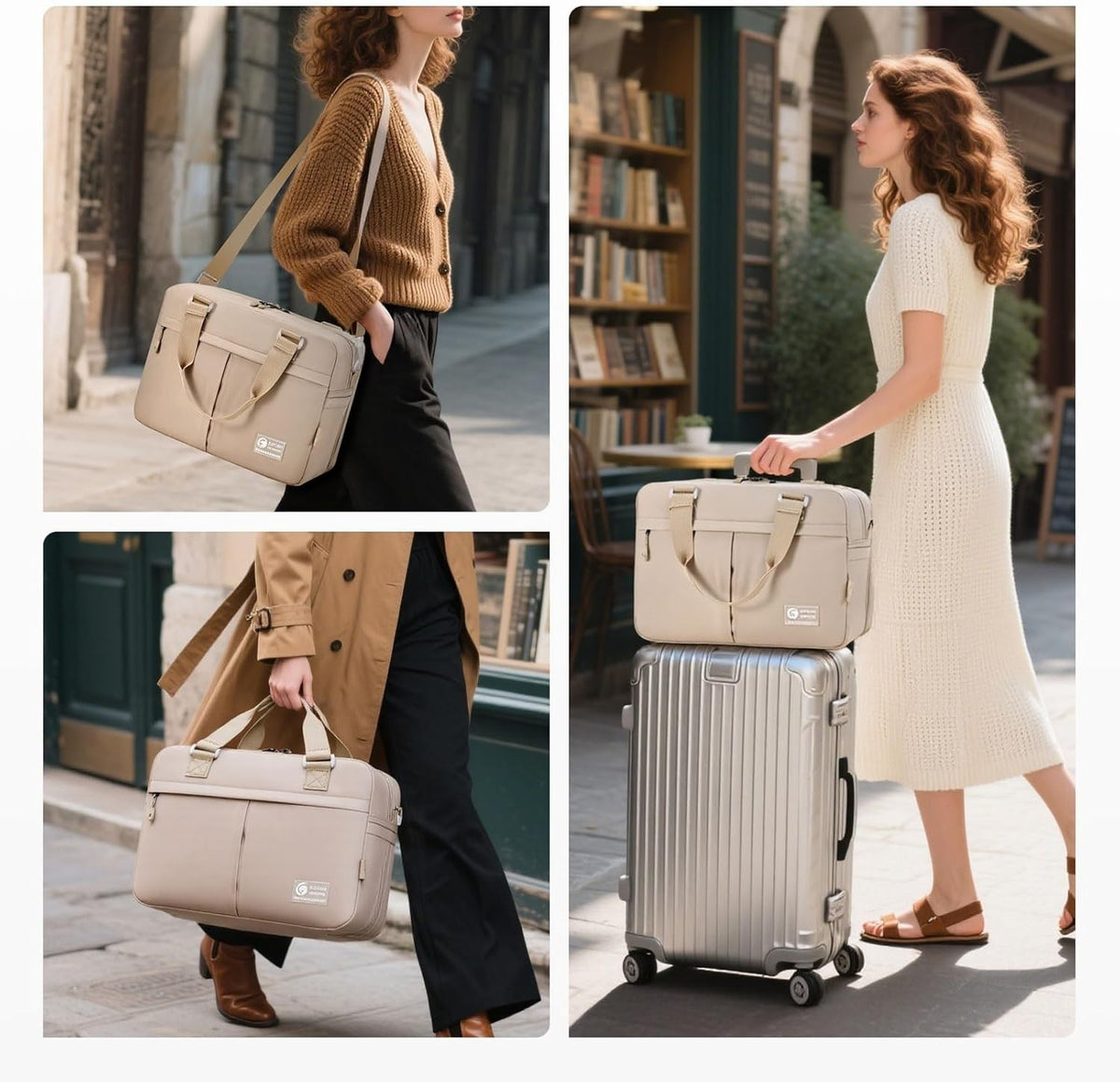 Expandable Under-Seat Travel Bag 20L-30L for Airplanes Stylish Durable