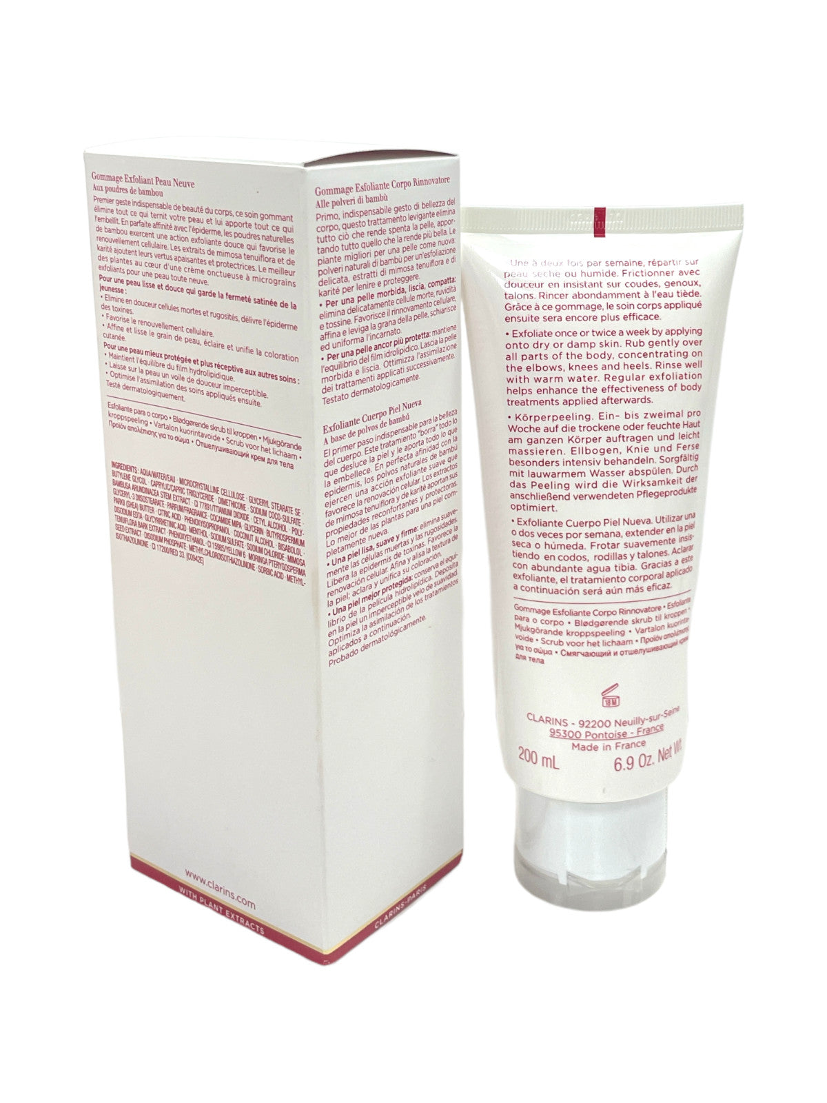 Clarins Exfoliating Body Scrub For Smooth Skin (200ml/6.9oz) New