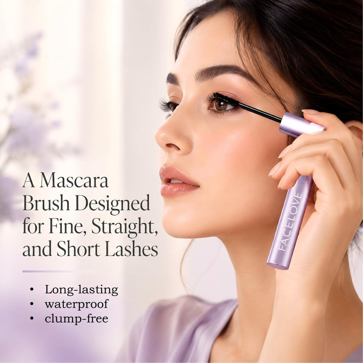 Lengthening and Volumizing Mascara for Sparse Lashes - Natural Look