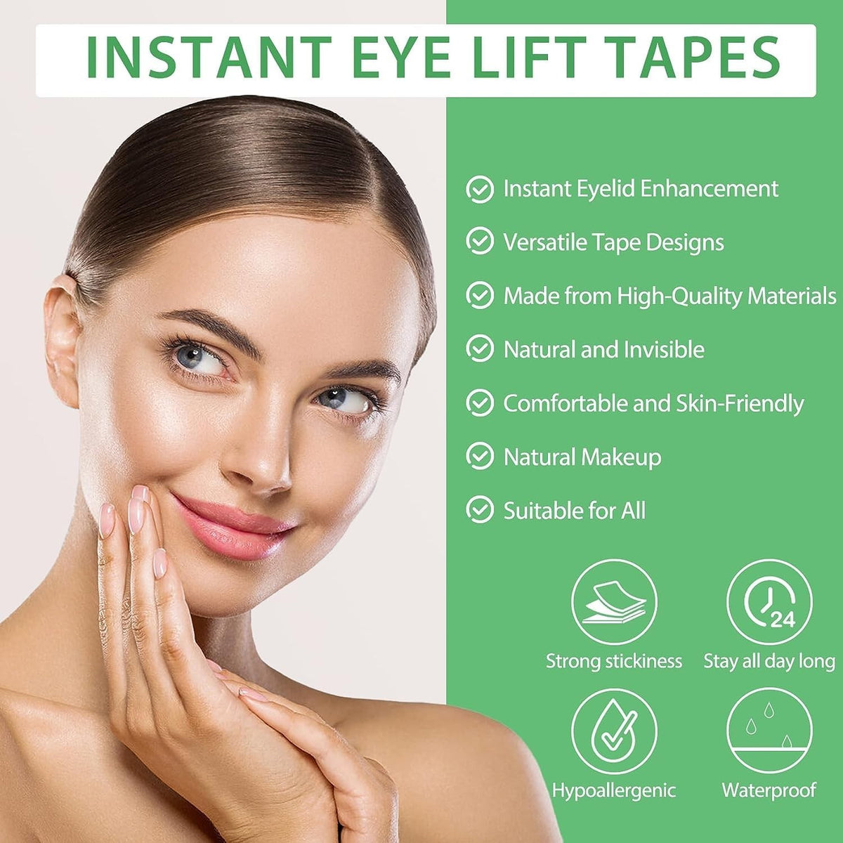 Invisible Eyelid Tape Stickers for Natural Double Eyelid Enhancement - 720PCS