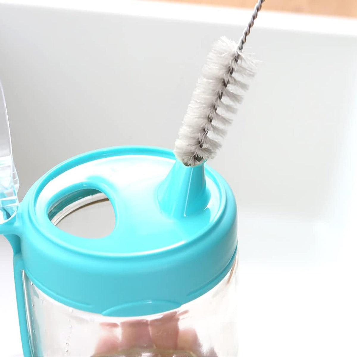 Stainless Steel & Nylon Tube Cleaning Brushes Set - 8 Sizes for Pipes, Bottles, & Auto Parts