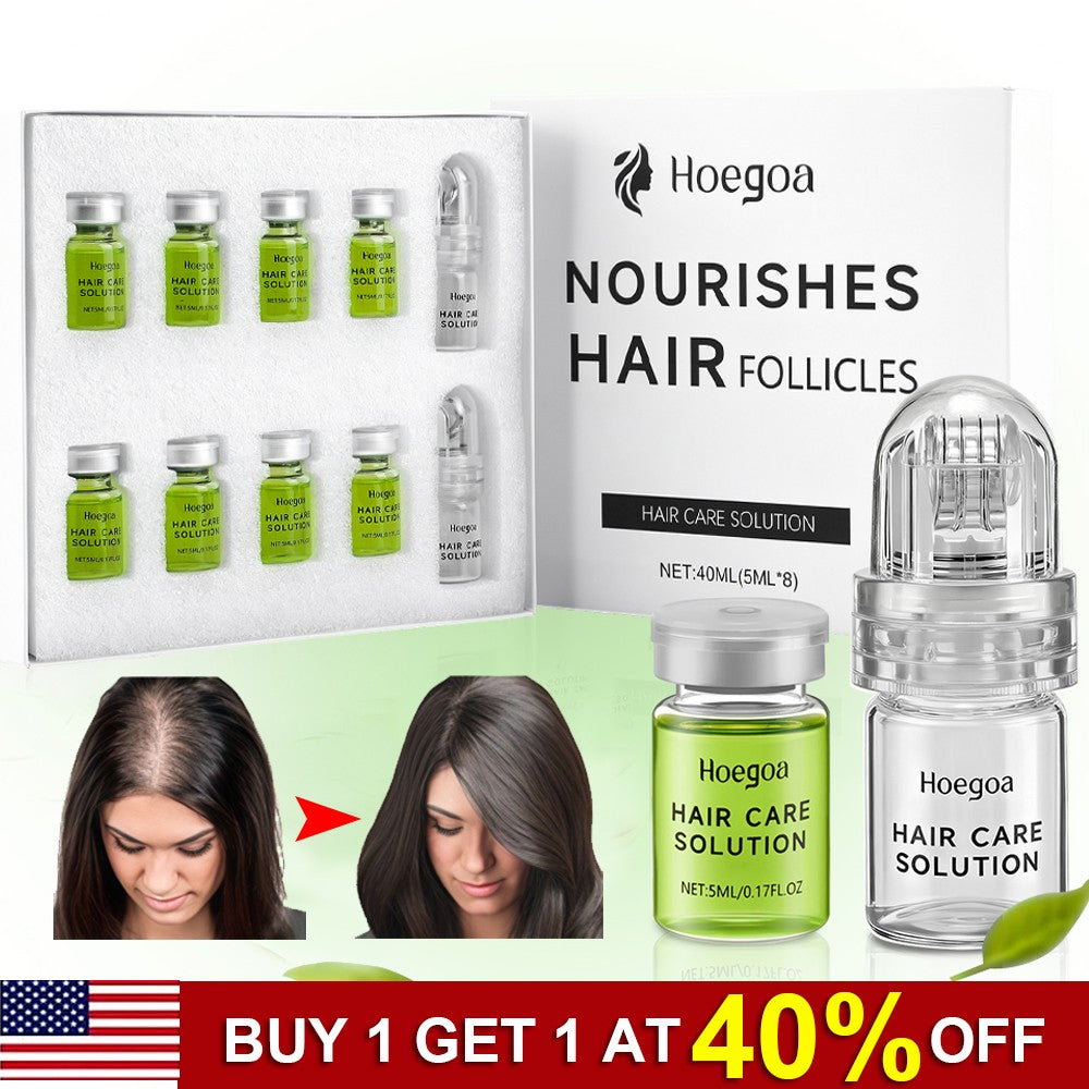 Hair Growth Serum with Micro Needle Roller - 1.5 fl oz