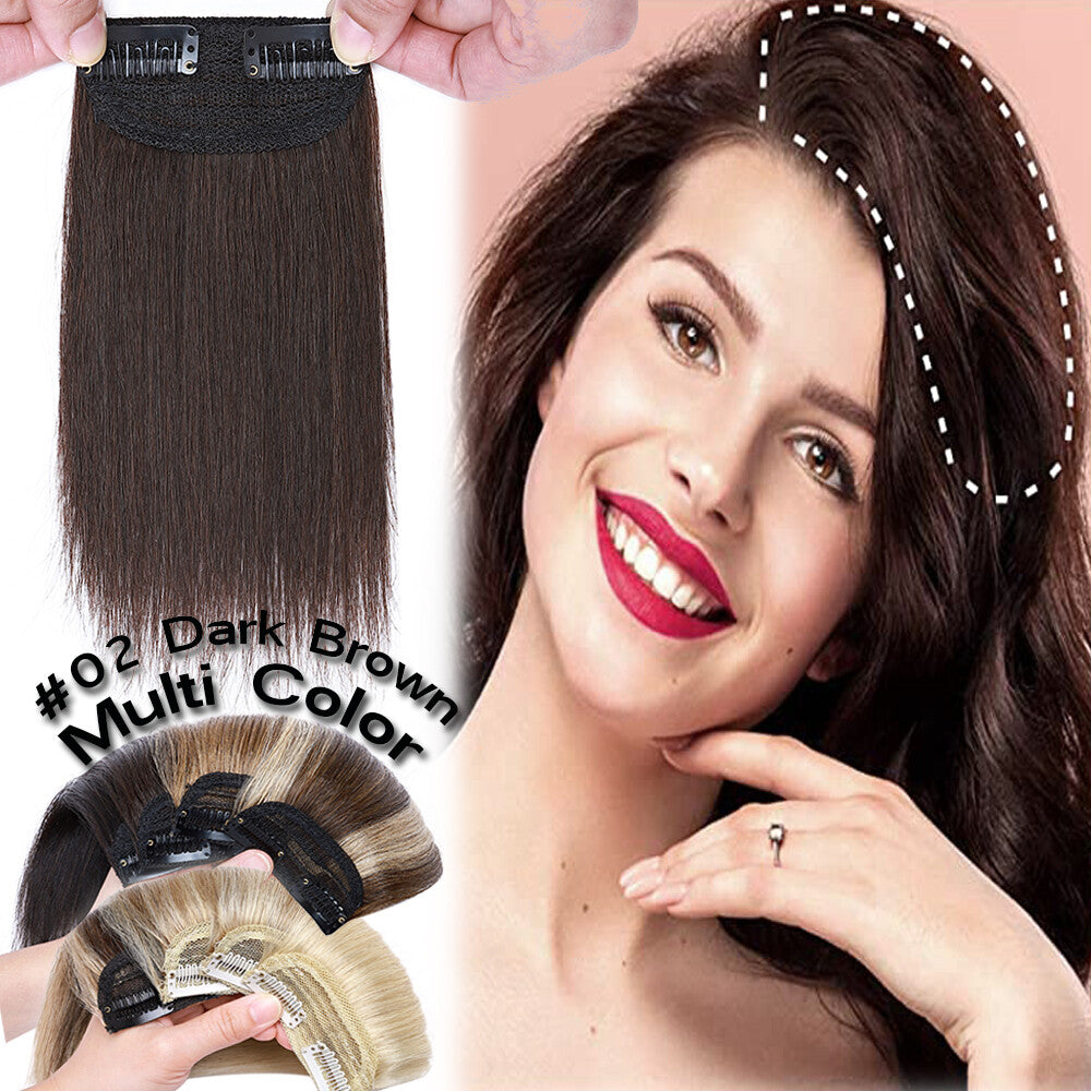 Remy Human Hair Extensions Clip-In One Piece Full Head Weft - Multiple Colors & Lengths