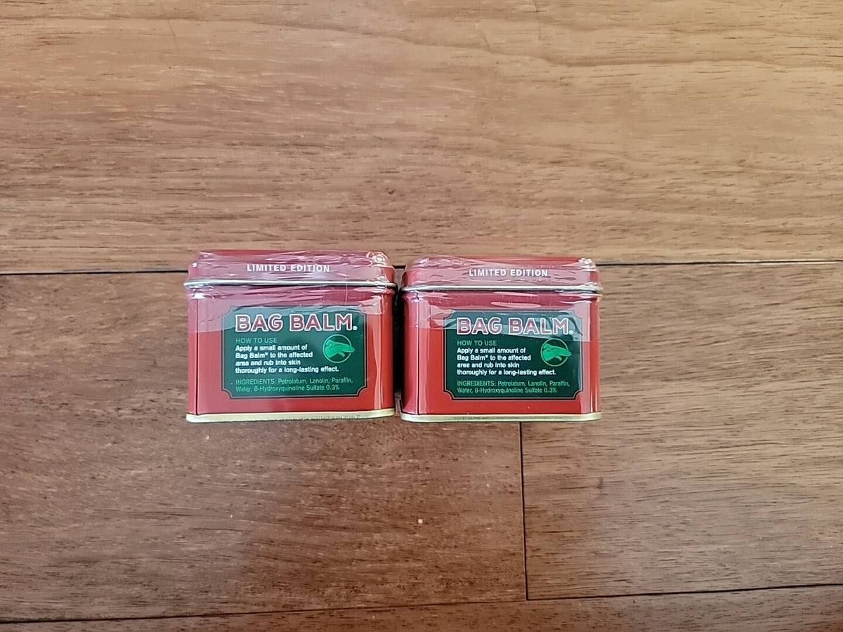 Set Of 2 Bag Balm Limited Edition 4 oz Vermont Original Skin