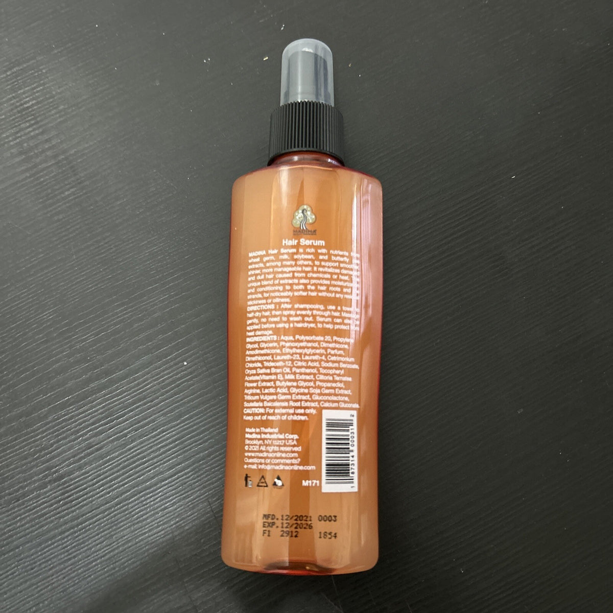 hair serum Wheat protein Enrich milk Extract 4.66 fl oz