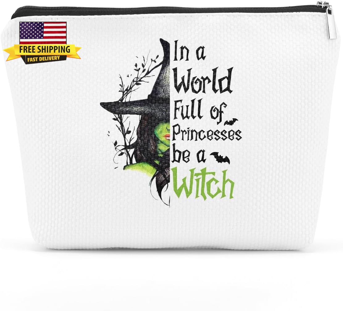 Witchcraft Makeup Bag - Water-Resistant Canvas Cosmetic Pouch for Women