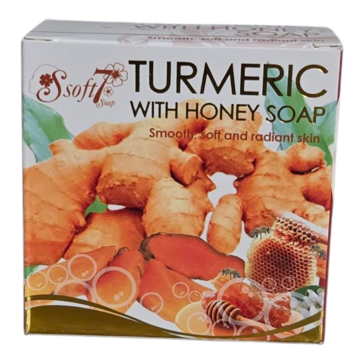 Turmeric with Honey Herbal Soap - Natural Skin Care 120g