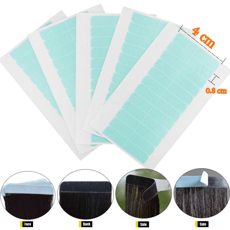 Invisible Double Sided Hair Extension Tape - Waterproof & High-Strength Adhesive