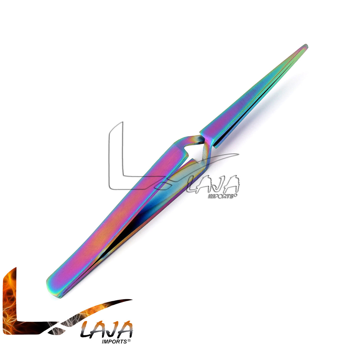 Eyelash Extension Tweezers Straight X-Type - Stainless Steel Precision Tool