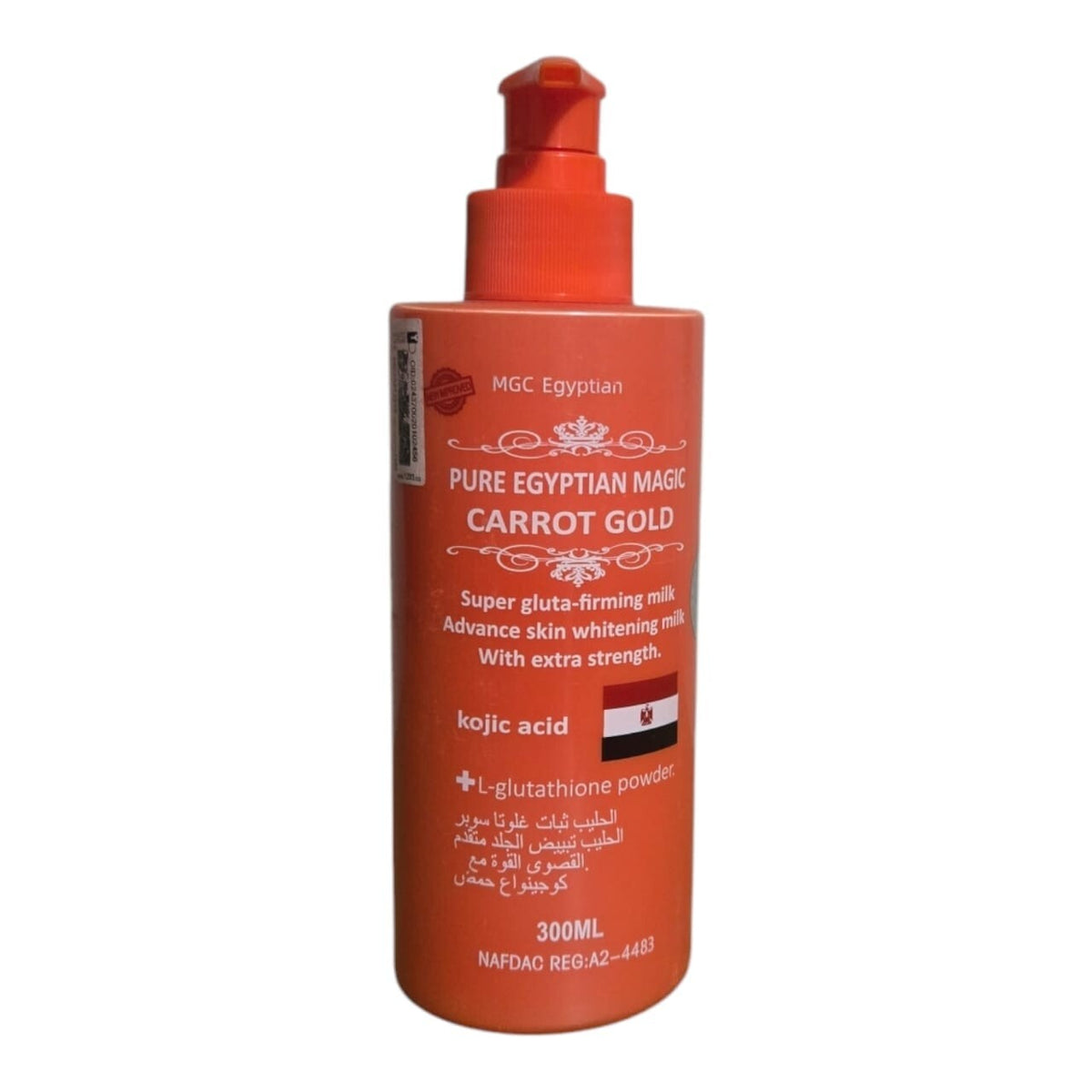Egyptian Carrot Gold Whitening Lotion 400ml - Advanced Firming & Brightening