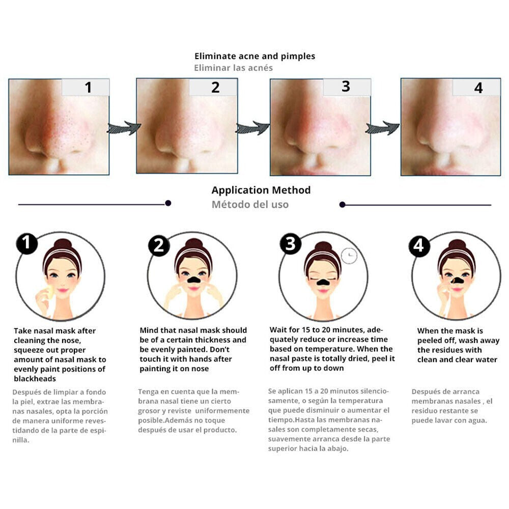Charcoal Peel-Off Mask - Deep Cleansing Blackhead Remover