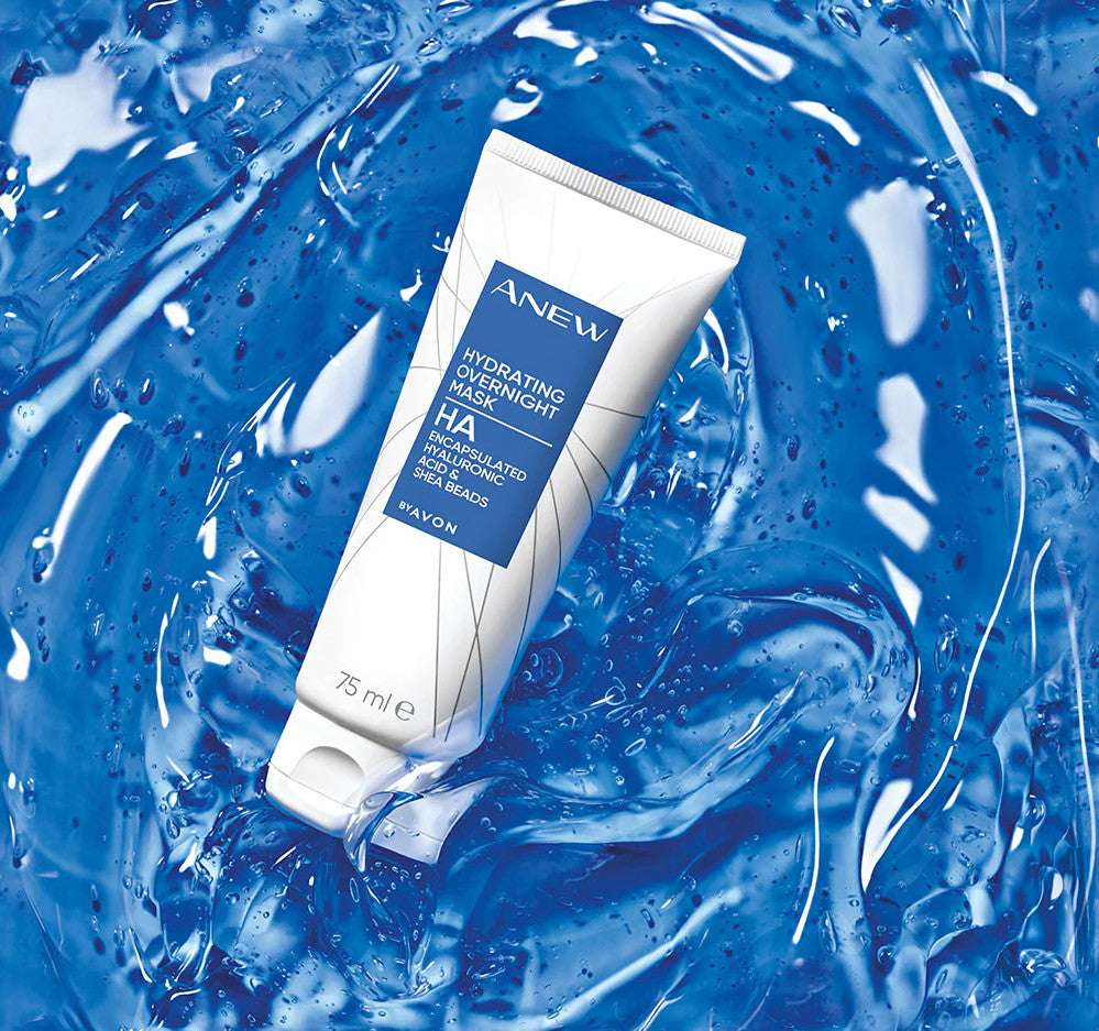 Hydrating Overnight Face Mask with Hyaluronic Acid & Shea Beads - 75ml