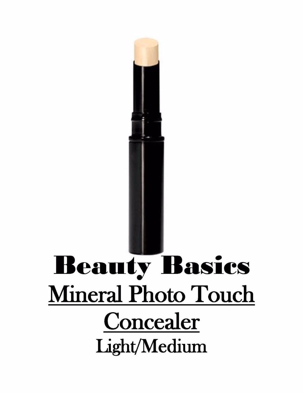 Mineral Concealer Stick Light Medium Full Coverage Natural Finish
