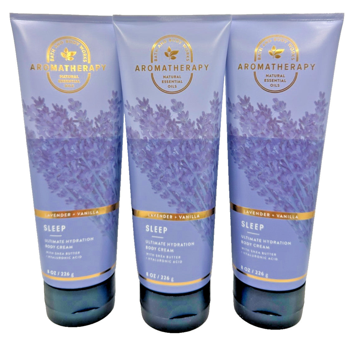 Lavender Vanilla Body Cream - 3 Pack, 8 oz Each