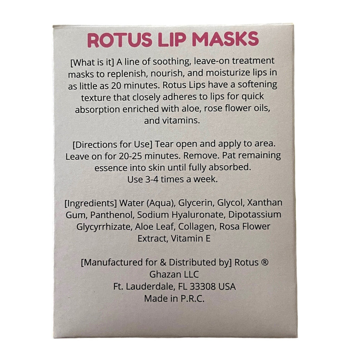 Collagen Crystal Lip Mask Plumper Gel – 10 Pack, Pink