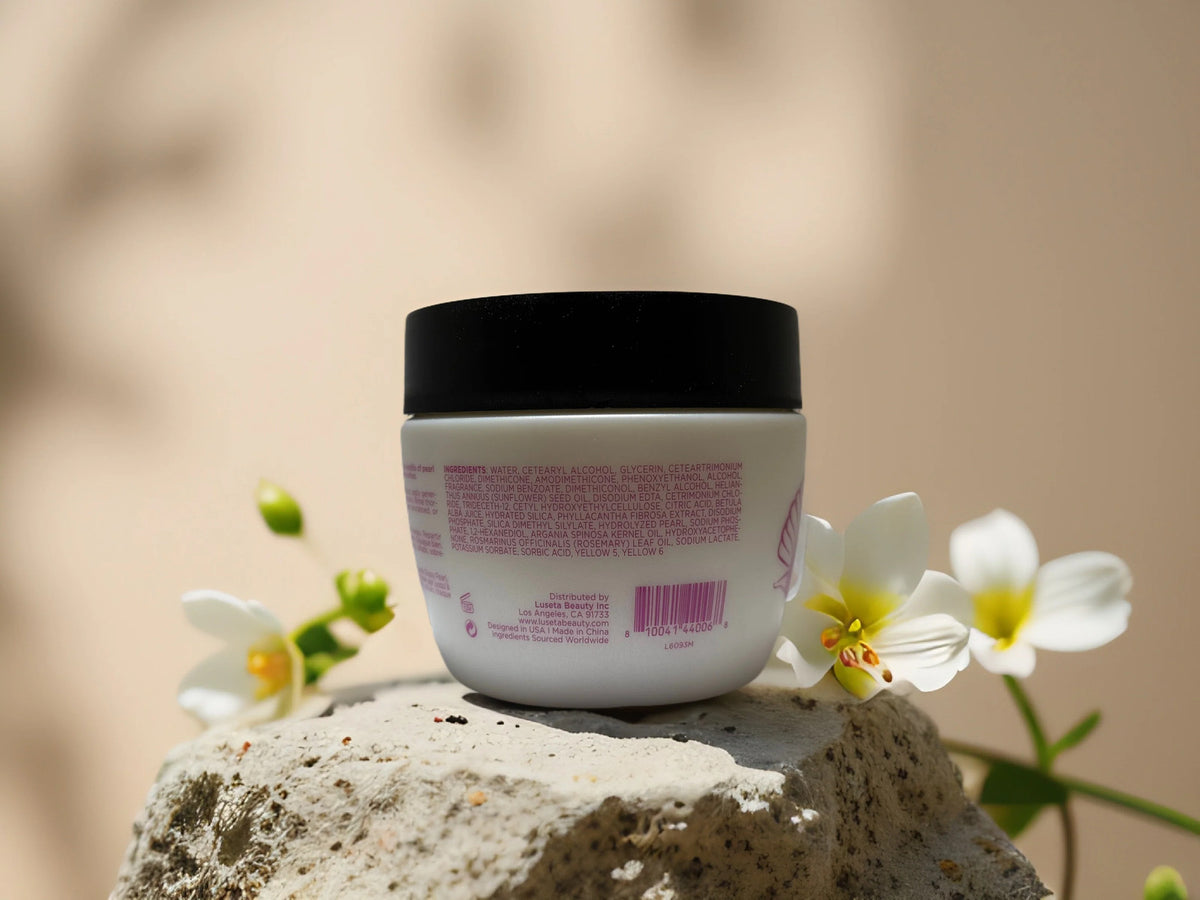Pearl Hair Mask for Frizz Control & Shine - Nourishing Hair Treatment by Luseta