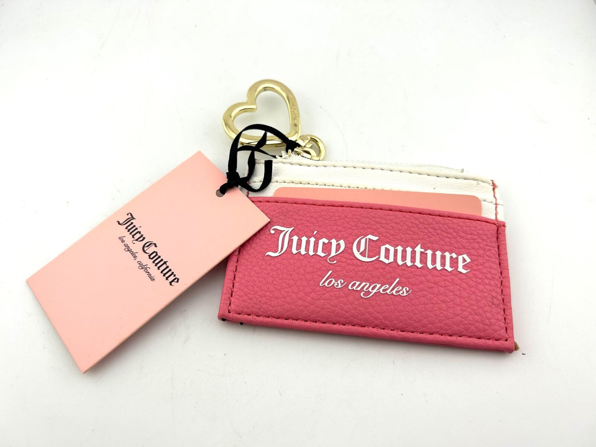 Pink Lemonade Juicy Couture Card Case - Fashionista Zipper Wallet
