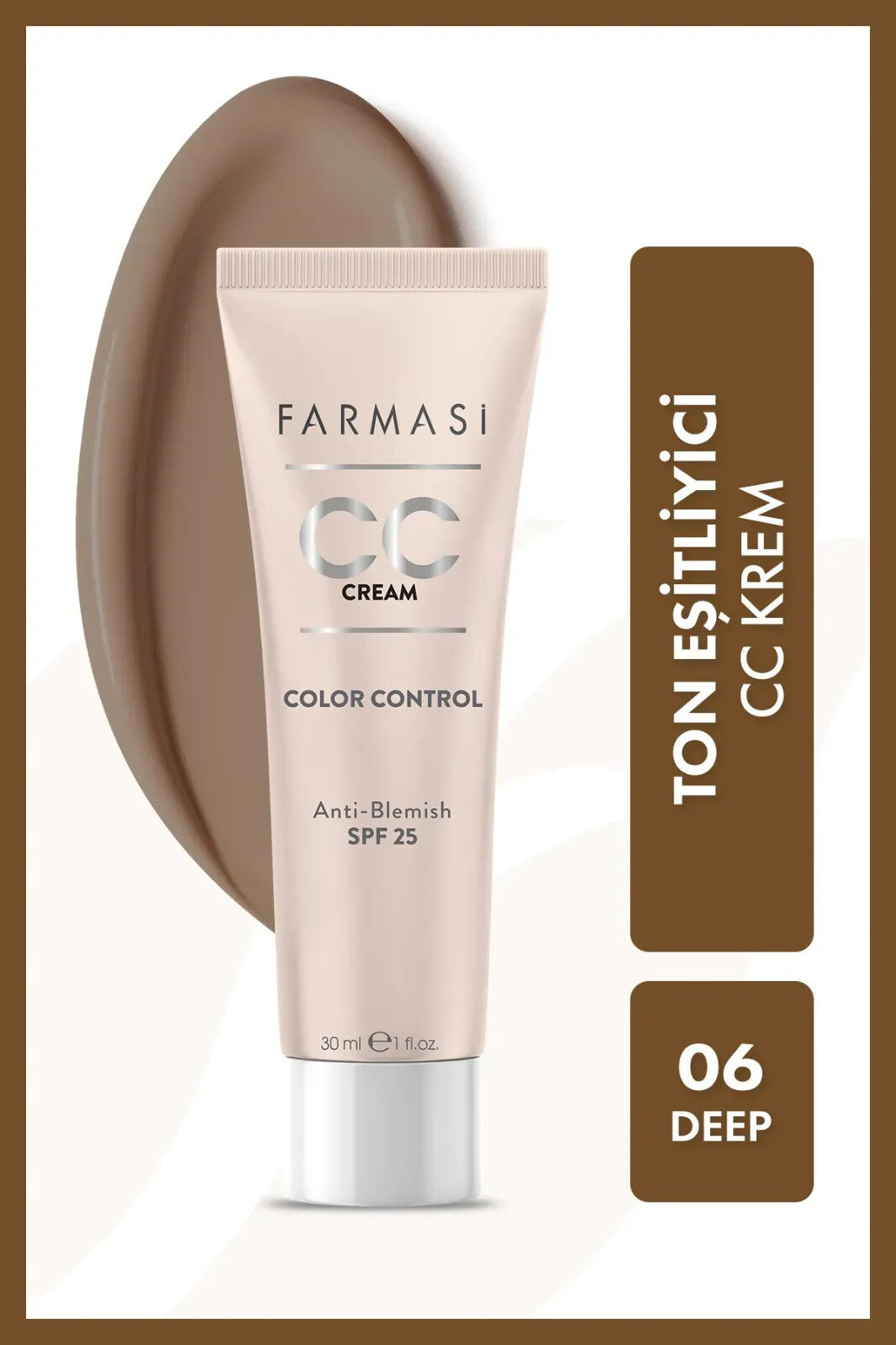 Farmasi CC Color Control Anti-Blemish SPF 25 - All Shades, 1 fl oz