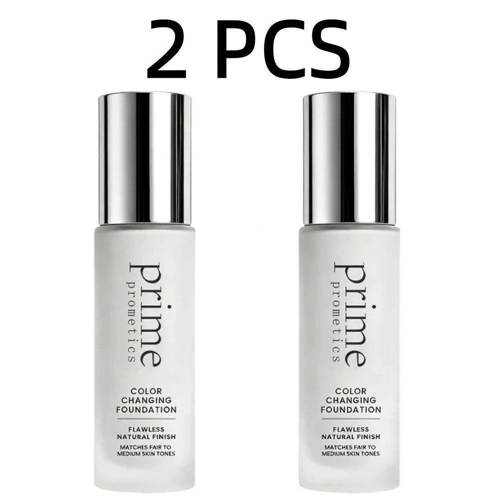 Color Changing Foundation for Mature Skin 30ml - Auto Shade, Hydrating & Brightening