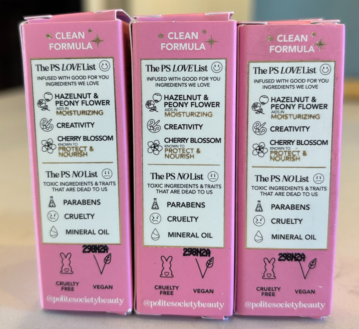 Glossy Lip Balm Set - Pink Grapefruit Hydrating & Nourishing, 6 Pack