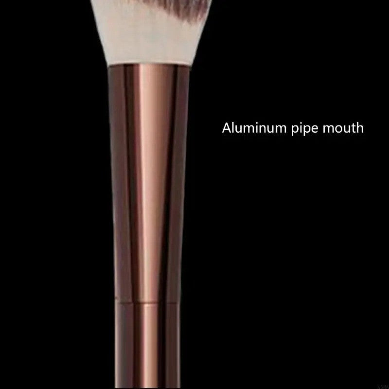 Angled Makeup Brush for Blush Contour Foundation - Soft Synthetic Bristles
