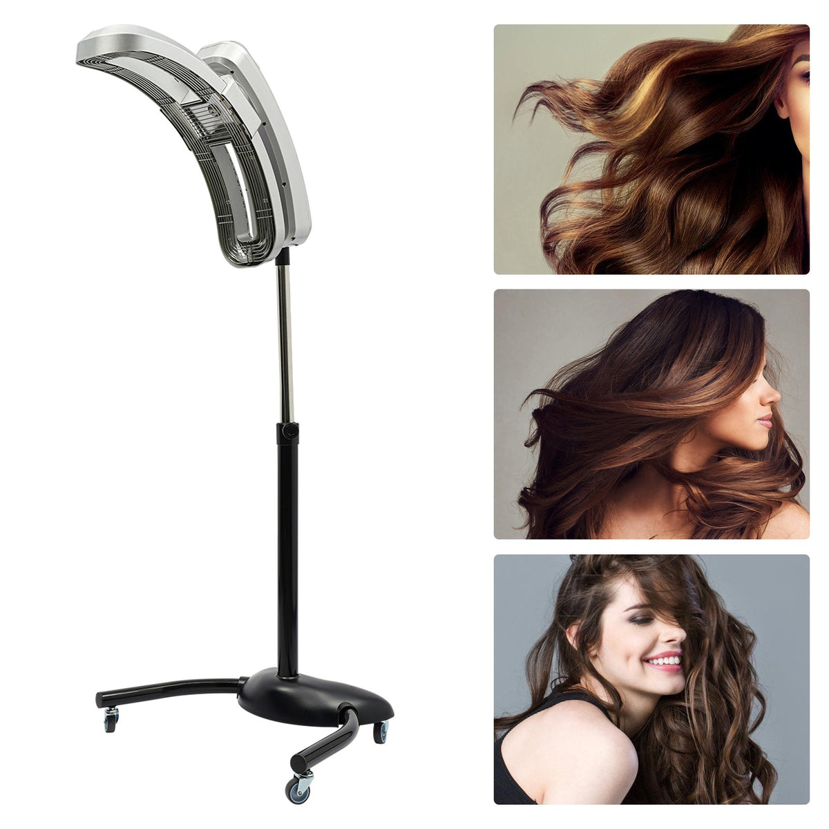 Vertical Standing Hair Dryer 950W Adjustable Salon Hair Dryer with Cold Air