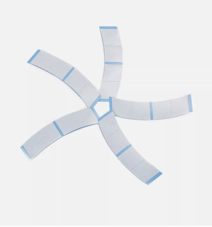 Double Sided Hair System Tape Mini's - Ultra Hold, Skin Safe, 72 Tabs