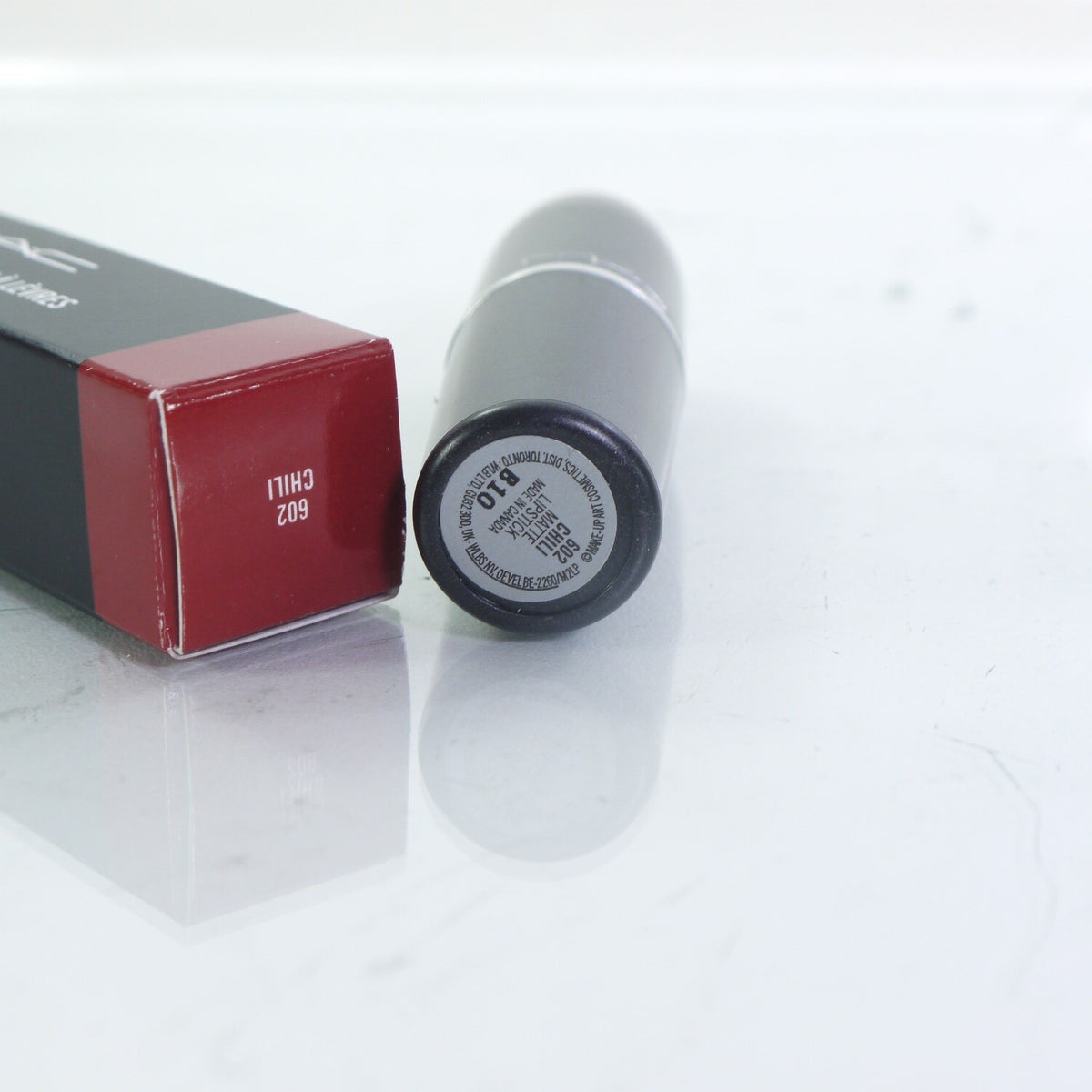 MAC Matte Lipstick 602 Chili Full Size 0.1oz Lip Makeup - NIB