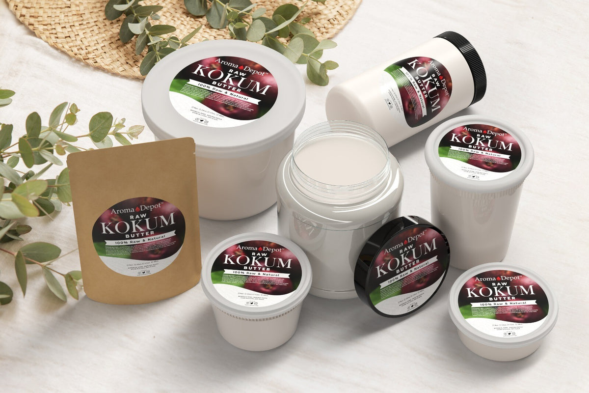 Kokum Butter 8 oz. | 100% Pure Raw Cold Pressed Natural