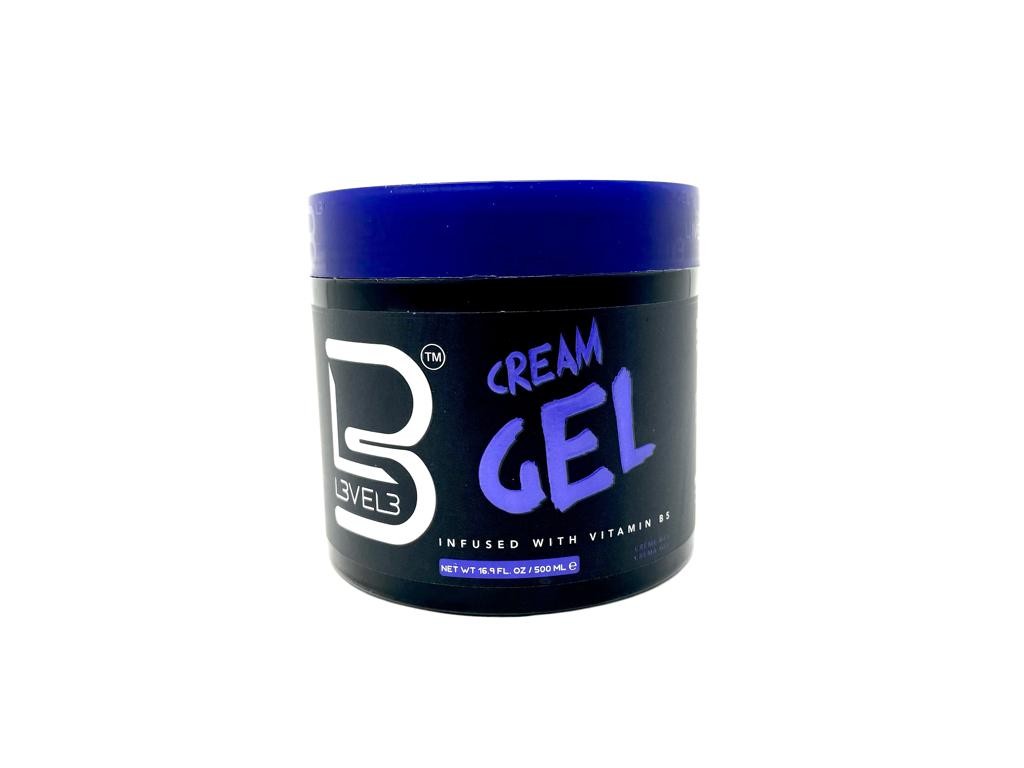 Cream Hair Gel with Vitamin B5 - Medium Hold & Shine, 16.9 fl oz