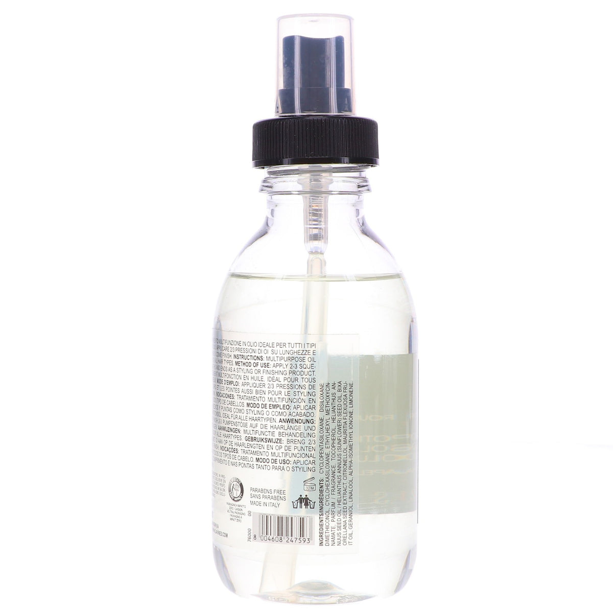 Davines OI Hair Oil 4.56 oz - Nourishing Light Styling Treatment for Dry & Frizzy Hair