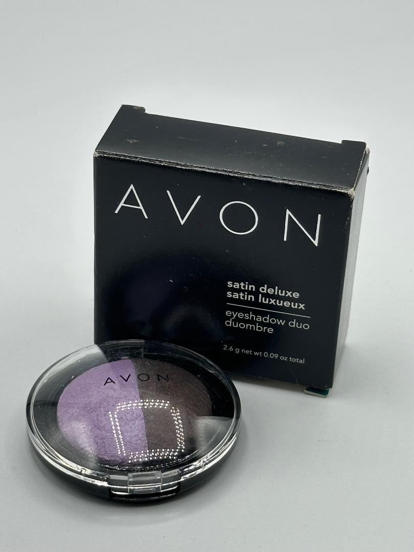 Eyeshadow Duo - Satin Finish Plum Shades for Eye Makeup