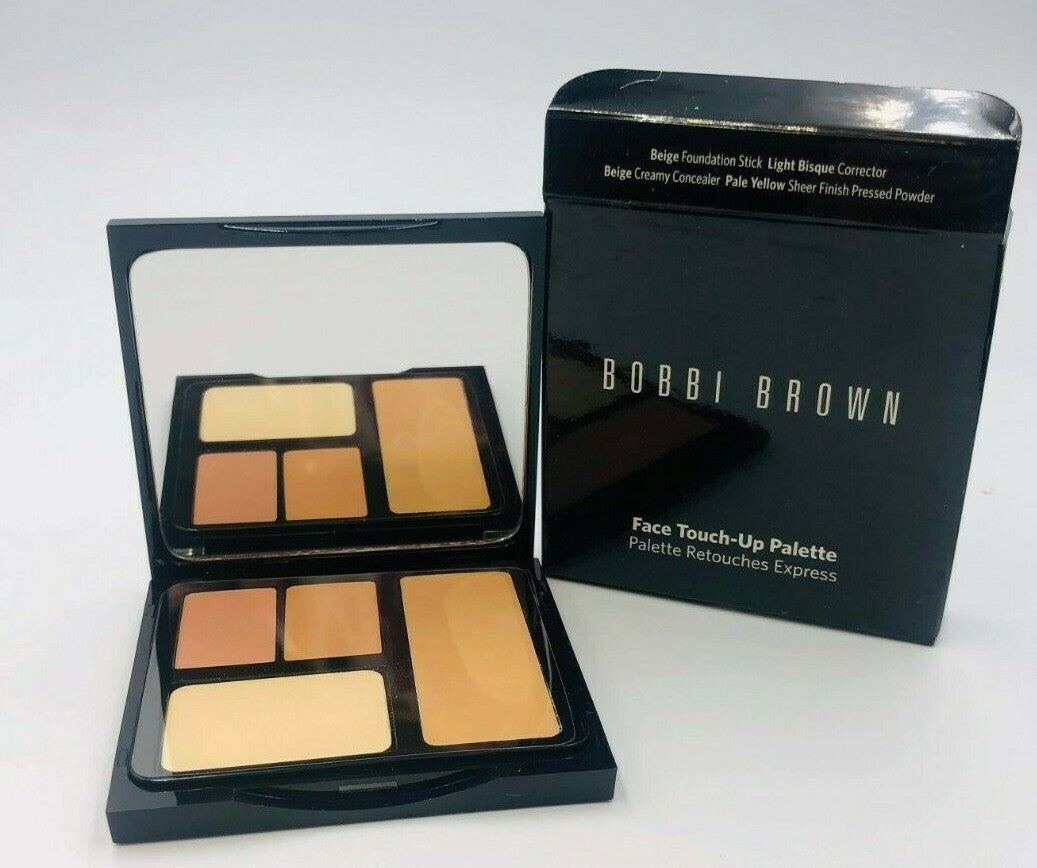 Face Touch-Up Palette with Foundation Concealer & Powder for On-the-Go Makeup