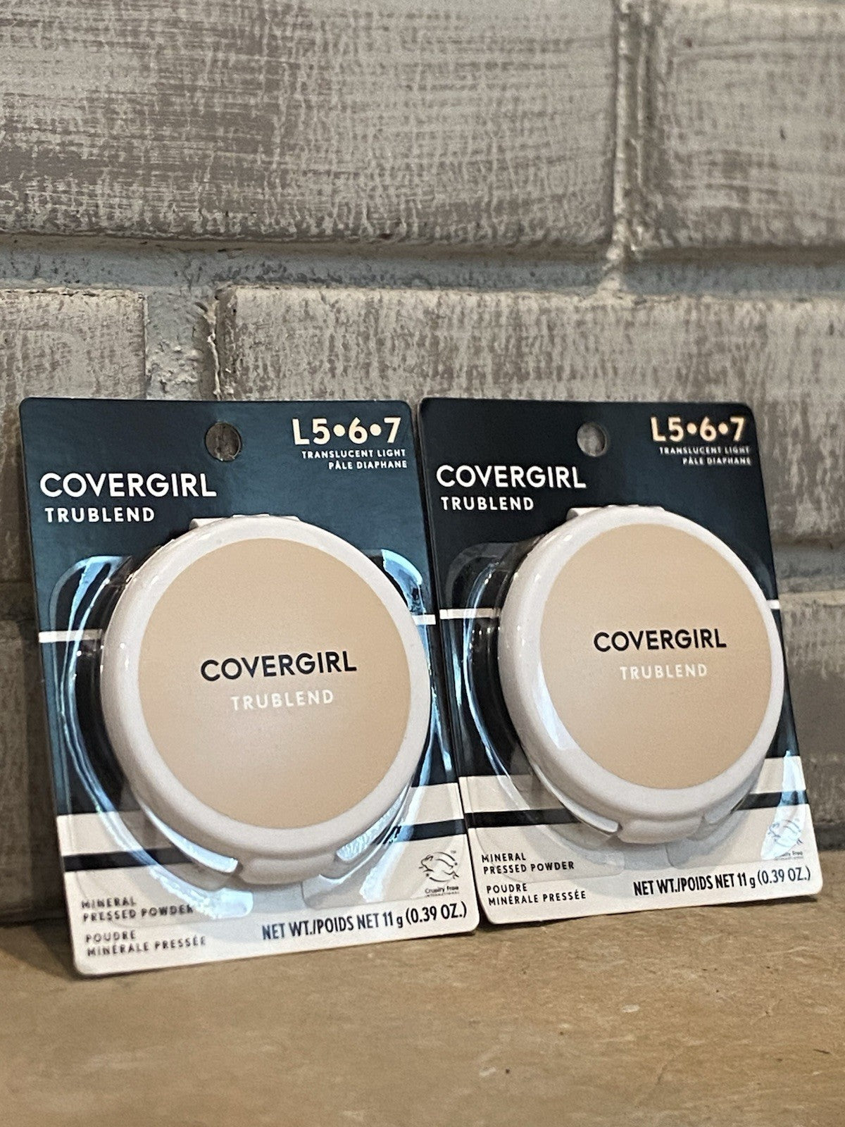 Covergirl TruBlend Mineral Pressed Powder Translucent Light - 2 Pack