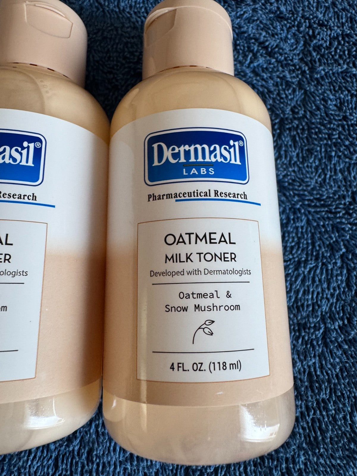Hydrating Oatmeal & Snow Mushroom Toner - Set of 3 - Gentle Skin Care