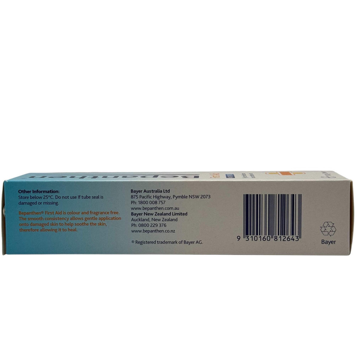 Bepanthen First Aid Cream 100g – Antiseptic Skin Care