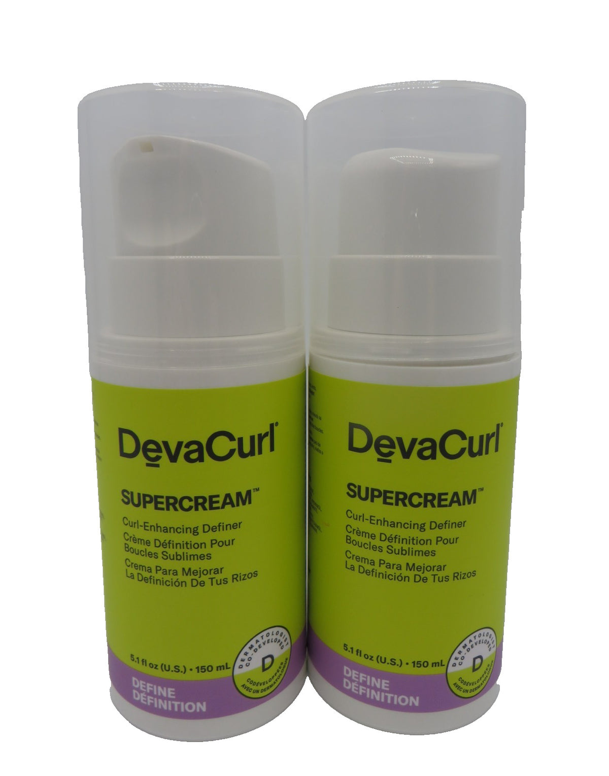 Curl Enhancing Hair Cream Set - 2 x 5.1 oz DevaCurl SuperCream Definer