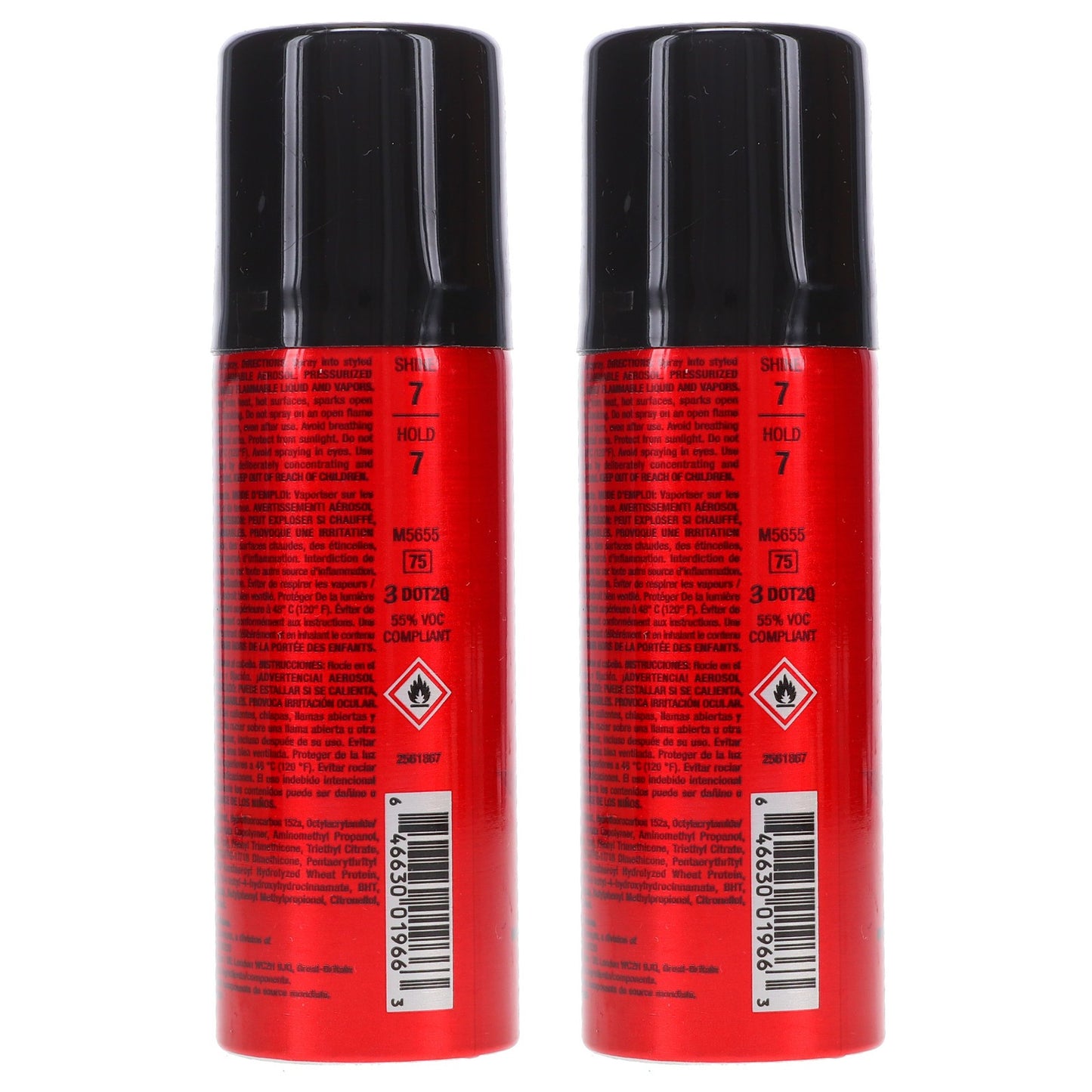 Volumizing Hairspray 1.5 oz - 2 Pack - Humidity Resistant & Flexible Hold