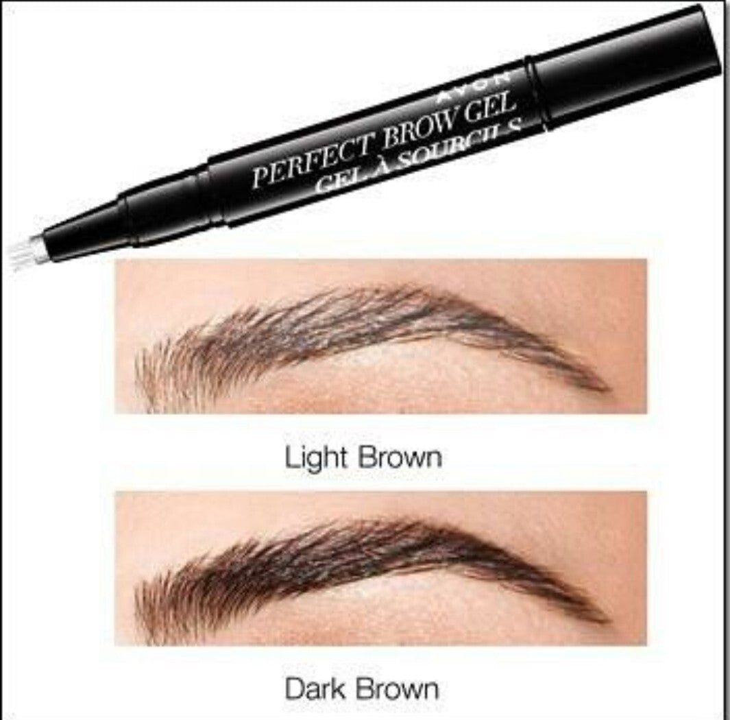 Avon Perfect Brow Gel Light Brown Discontinued Sealed Packaging