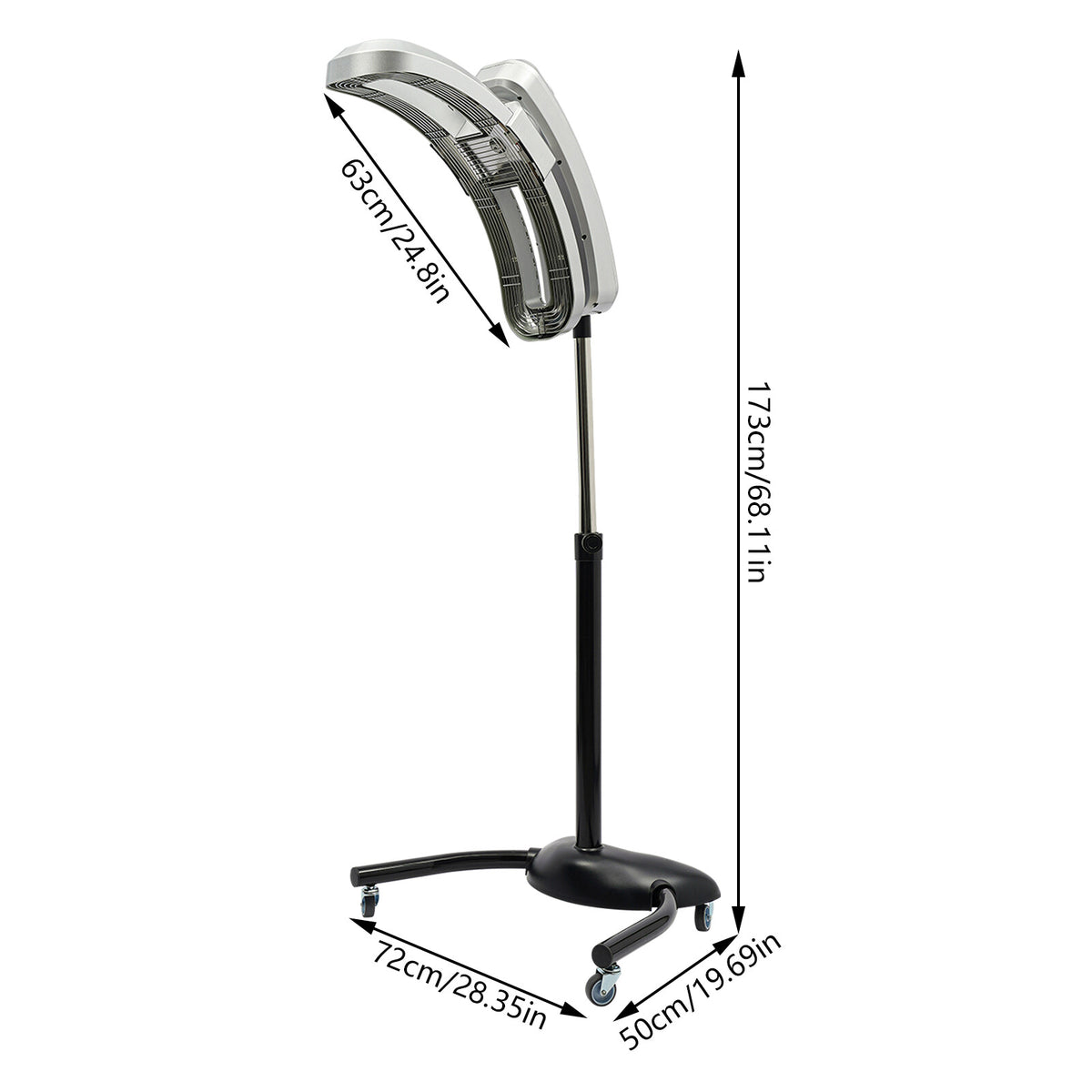 Adjustable Vertical Hairdressing Heater & Cold Iron Hair Dryer 900-950W