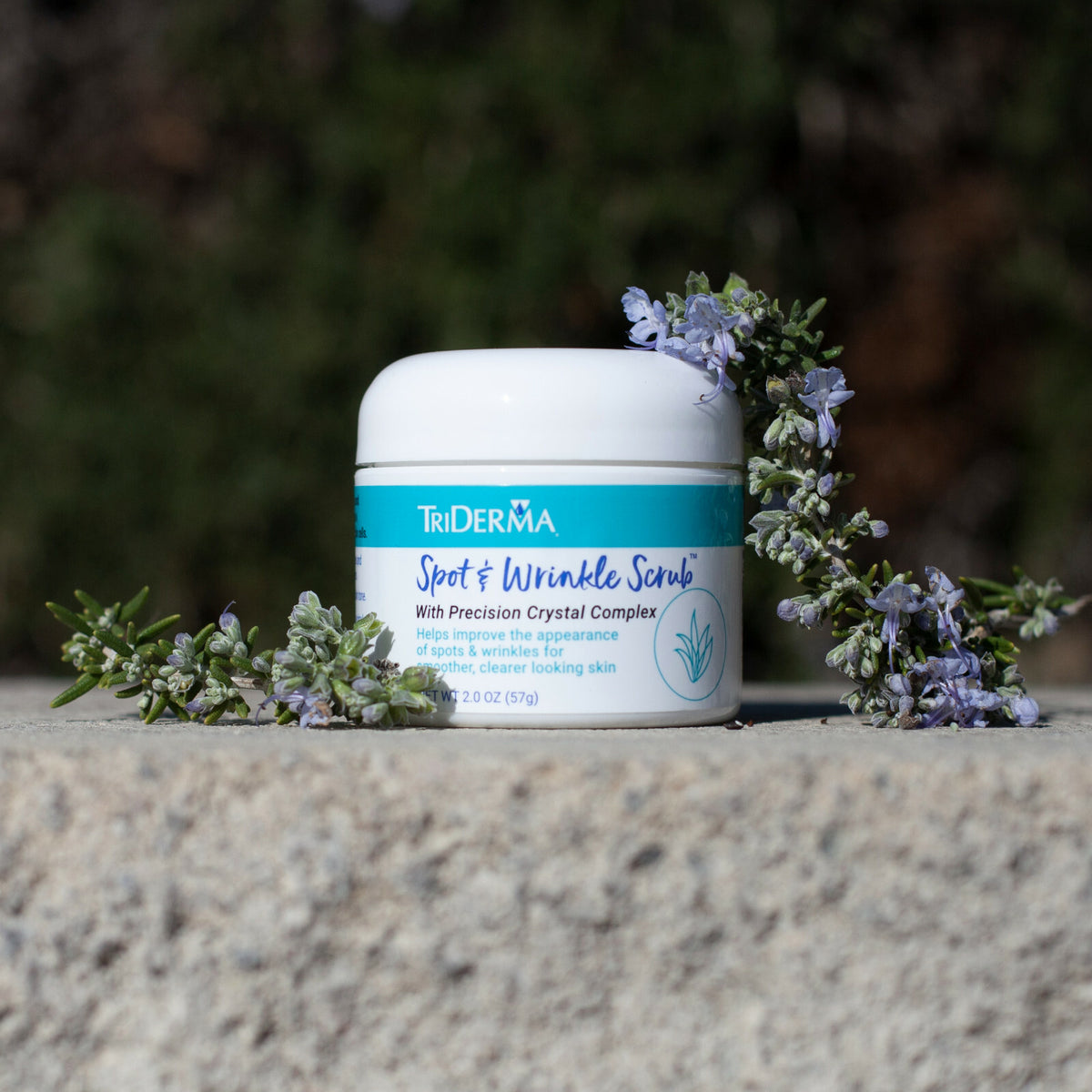 TriDerma Spot & Wrinkle Scrub for Face and Body, Gentle Exfoliator, 2
